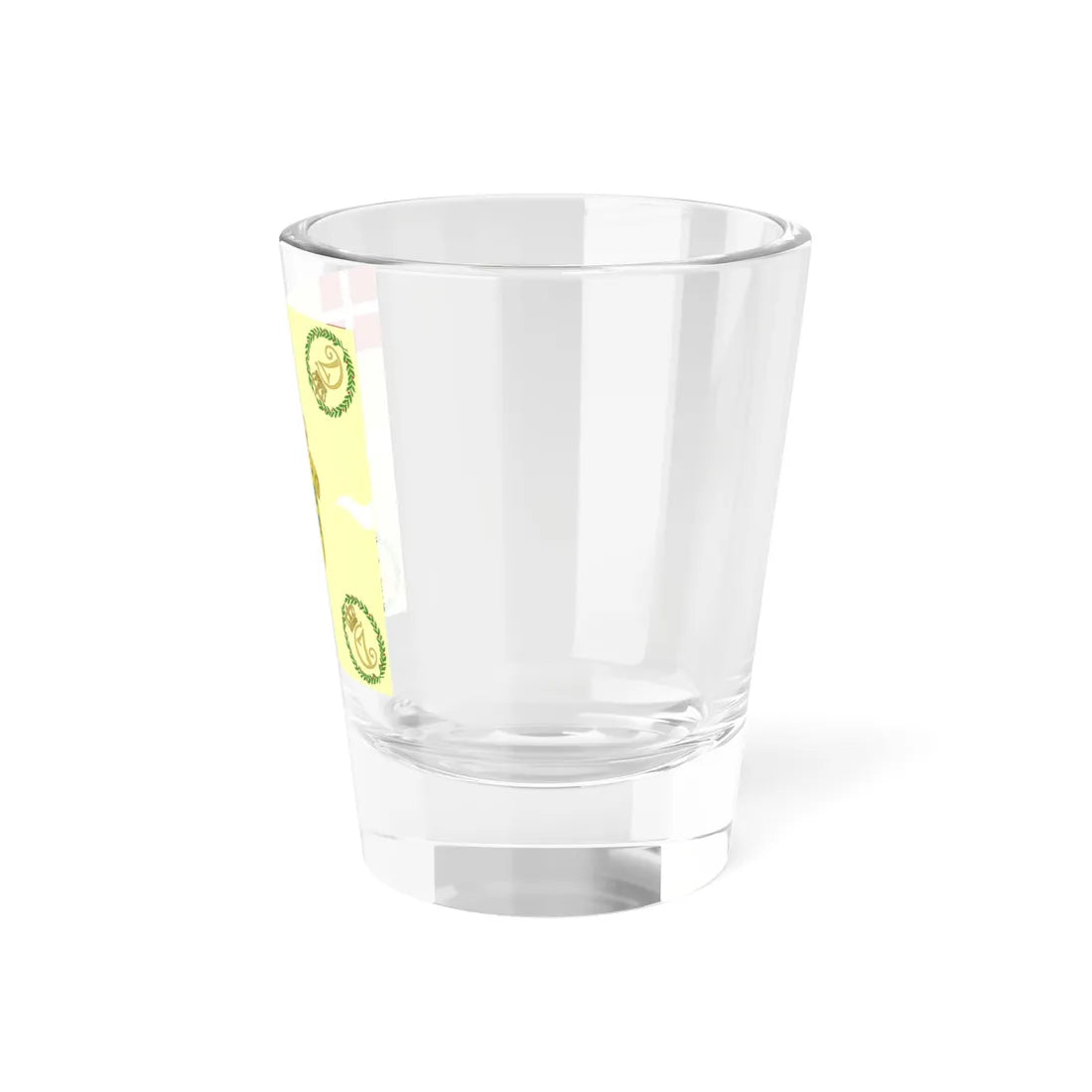 Regimental flag of Zealandic Infantry Regiment (Denmark) Shot Glass 1.5oz - Go Mug Yourself