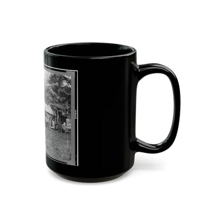 Regimental Staff, New York Volunteers, Near Bealton I.E., Bealeton , Va. (U.S. Civil War) Black Coffee Mug-Go Mug Yourself