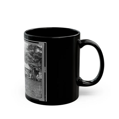 Regimental Staff, New York Volunteers, Near Bealton I.E., Bealeton , Va. (U.S. Civil War) Black Coffee Mug-Go Mug Yourself