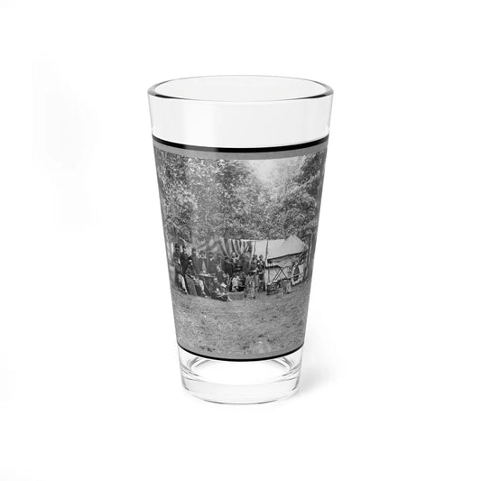 Regimental Staff, New York Volunteers, Near Bealton I.E., Bealeton , Va. (U.S. Civil War) Pint Glass 16oz-16oz-Go Mug Yourself