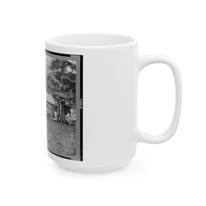 Regimental Staff, New York Volunteers, Near Bealton I.E., Bealeton , Va. (U.S. Civil War) White Coffee Mug-Go Mug Yourself