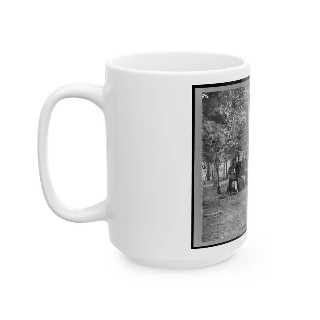 Regimental Staff, New York Volunteers, Near Bealton I.E., Bealeton , Va. (U.S. Civil War) White Coffee Mug - Go Mug Yourself