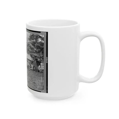 Regimental Staff, New York Volunteers, Near Bealton I.E., Bealeton , Va. (U.S. Civil War) White Coffee Mug - Go Mug Yourself
