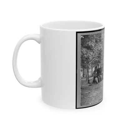 Regimental Staff, New York Volunteers, Near Bealton I.E., Bealeton , Va. (U.S. Civil War) White Coffee Mug - Go Mug Yourself