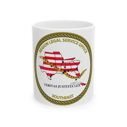 Region Legal Service Office Southeast (U.S. Navy) White Coffee Mug 11oz - Go Mug Yourself