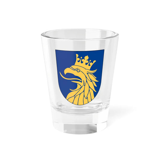 Region Skåne vapen (Sweden) (Coat of Arms) Shot Glass 1.5oz 1.5oz - Go Mug Yourself
