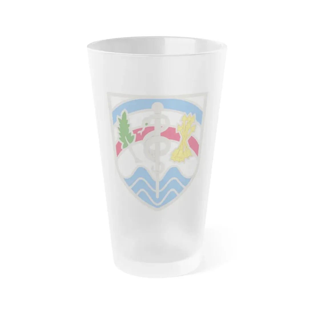 Regional Health Command Atlantic (U.S. Army) Frosted Pint Glass 16oz Default Title - Go Mug Yourself