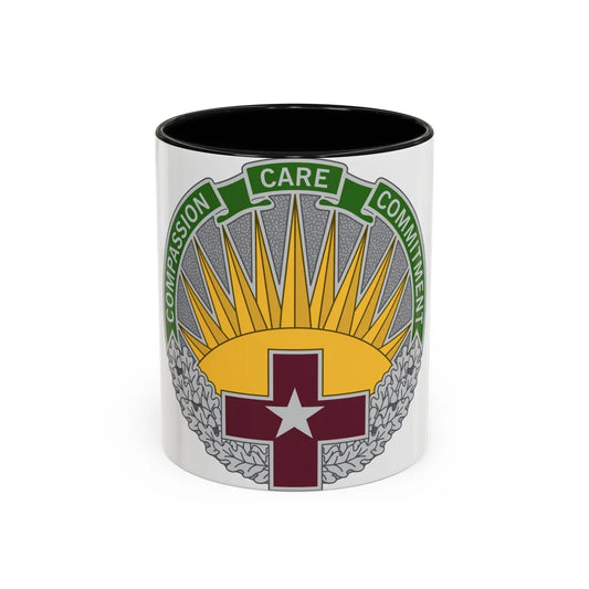 Regional Health Command Central (U.S. Army) Accent Coffee Mug 11oz Black - Go Mug Yourself