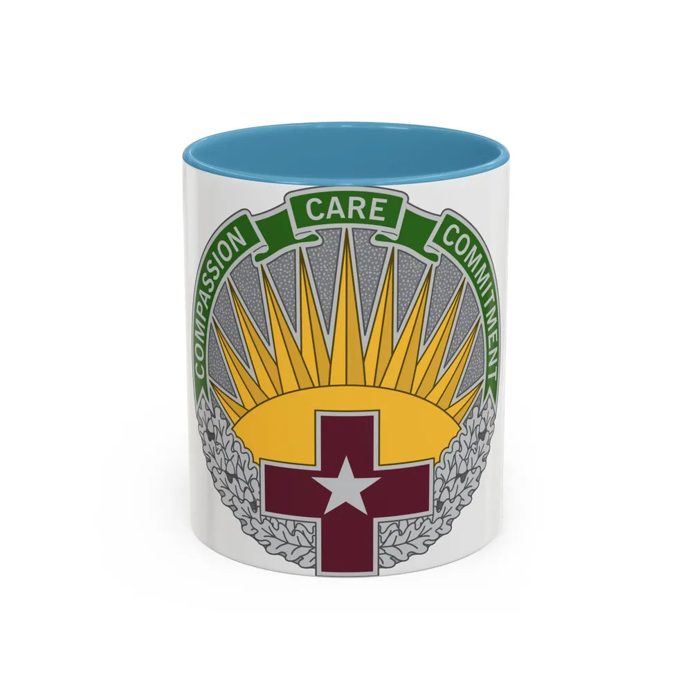 Regional Health Command Central (U.S. Army) Accent Coffee Mug 11oz Light Blue - Go Mug Yourself
