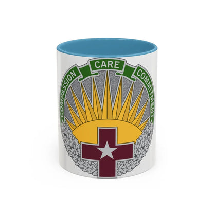 Regional Health Command Central (U.S. Army) Accent Coffee Mug 11oz Light Blue - Go Mug Yourself