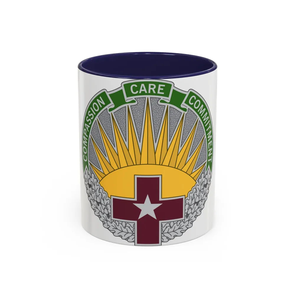 Regional Health Command Central (U.S. Army) Accent Coffee Mug 11oz Navy - Go Mug Yourself