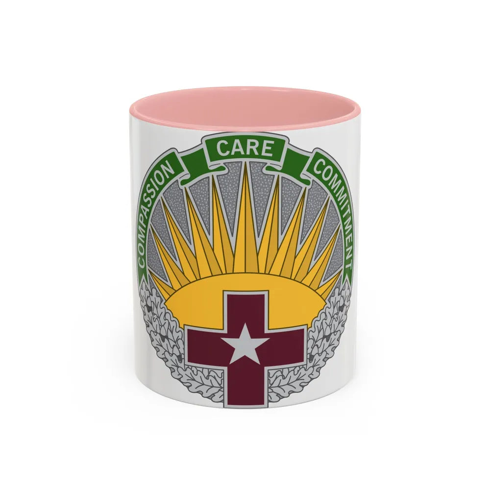 Regional Health Command Central (U.S. Army) Accent Coffee Mug 11oz Pink - Go Mug Yourself