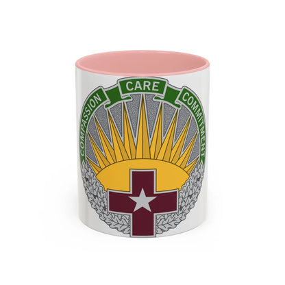 Regional Health Command Central (U.S. Army) Accent Coffee Mug 11oz Pink - Go Mug Yourself