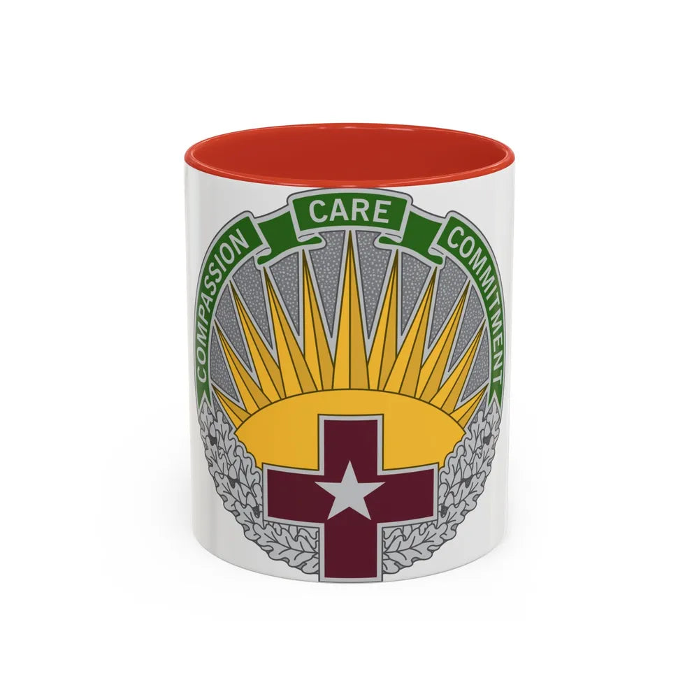 Regional Health Command Central (U.S. Army) Accent Coffee Mug 11oz Red - Go Mug Yourself