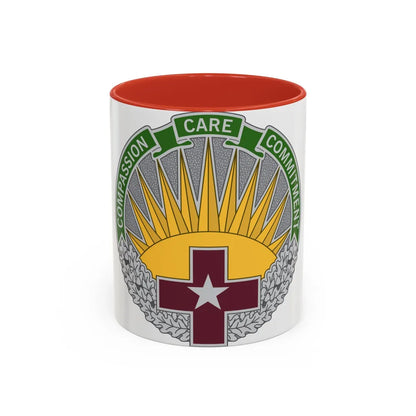 Regional Health Command Central (U.S. Army) Accent Coffee Mug 11oz Red - Go Mug Yourself