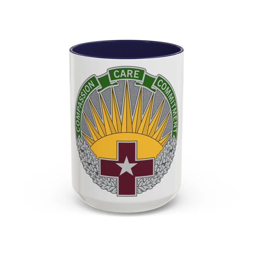 Regional Health Command Central (U.S. Army) Accent Coffee Mug 15oz Navy - Go Mug Yourself