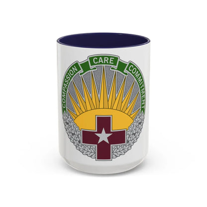 Regional Health Command Central (U.S. Army) Accent Coffee Mug 15oz Navy - Go Mug Yourself
