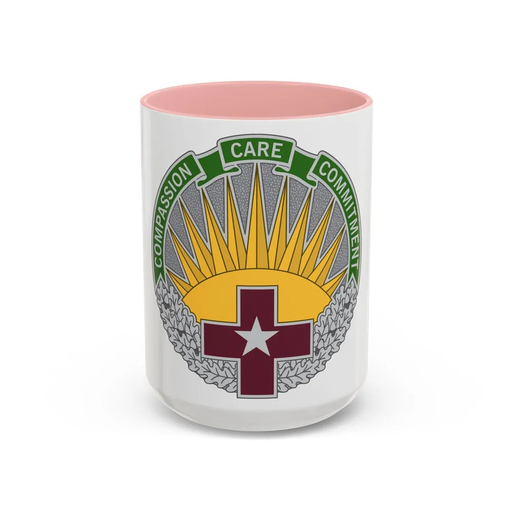Regional Health Command Central (U.S. Army) Accent Coffee Mug 15oz Pink - Go Mug Yourself
