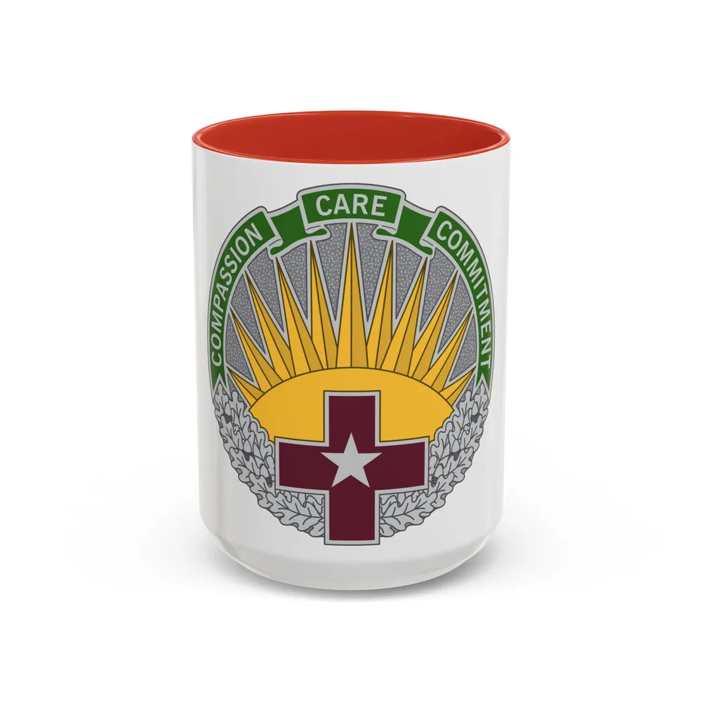 Regional Health Command Central (U.S. Army) Accent Coffee Mug 15oz Red - Go Mug Yourself