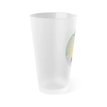 Regional Health Command Central (U.S. Army) Frosted Pint Glass 16oz - Go Mug Yourself