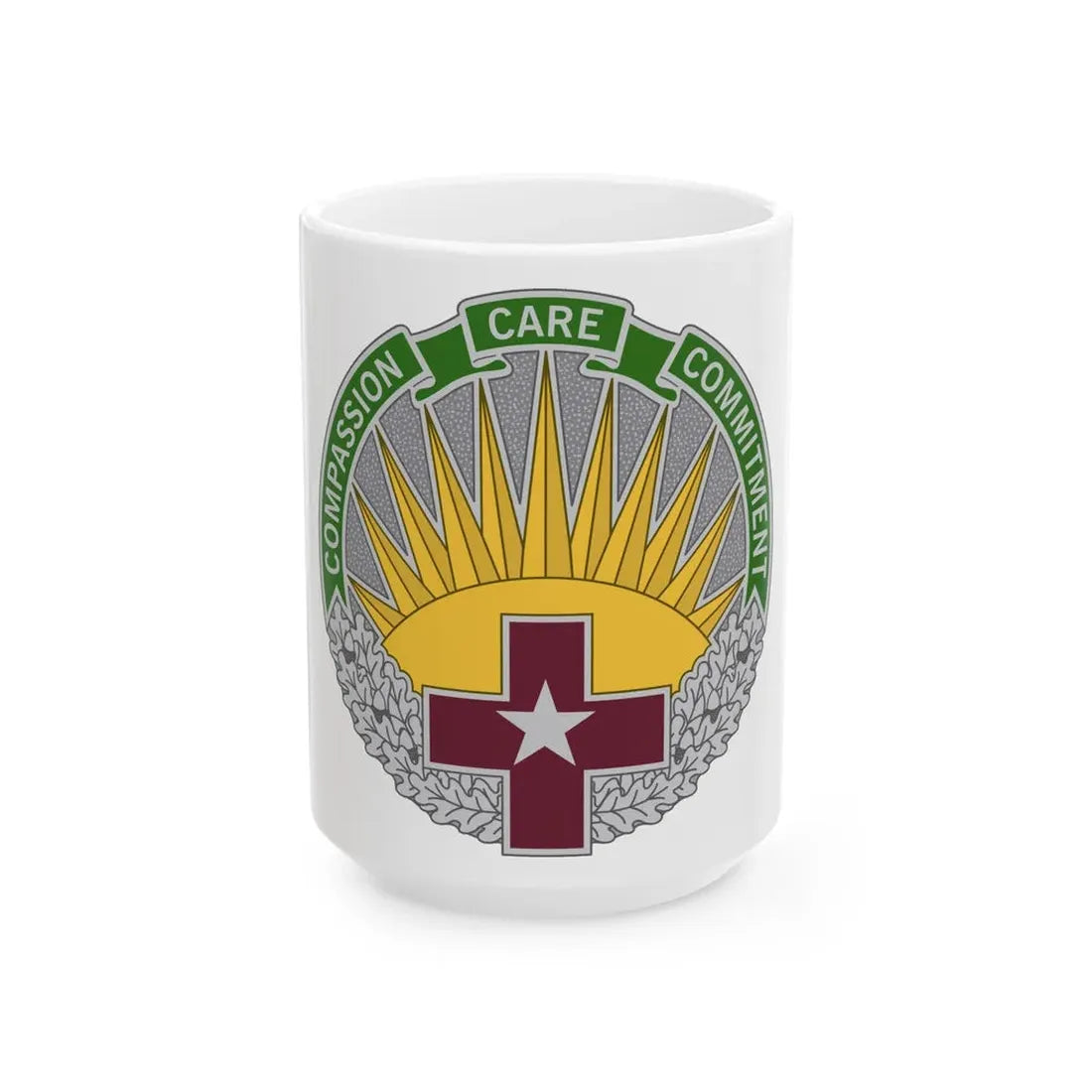 Regional Health Command Central (U.S. Army) White Coffee Mug 15oz - Go Mug Yourself