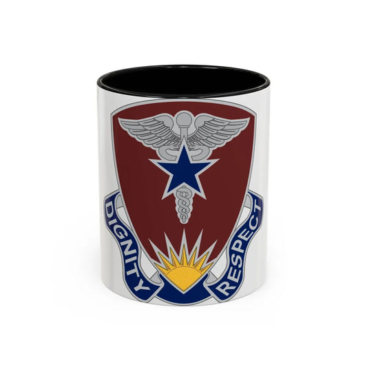 Regional Health Command Europe (U.S. Army) Accent Coffee Mug 11oz Black - Go Mug Yourself