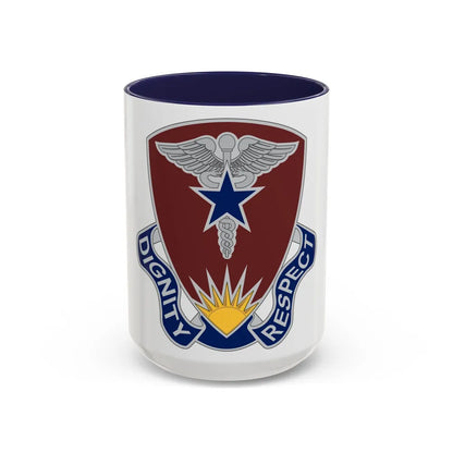 Regional Health Command Europe (U.S. Army) Accent Coffee Mug 15oz Navy - Go Mug Yourself