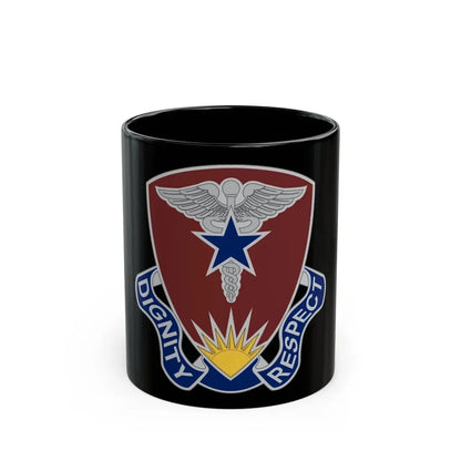 Regional Health Command Europe (U.S. Army) Black Coffee Mug 11oz - Go Mug Yourself