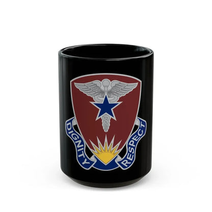 Regional Health Command Europe (U.S. Army) Black Coffee Mug 15oz - Go Mug Yourself