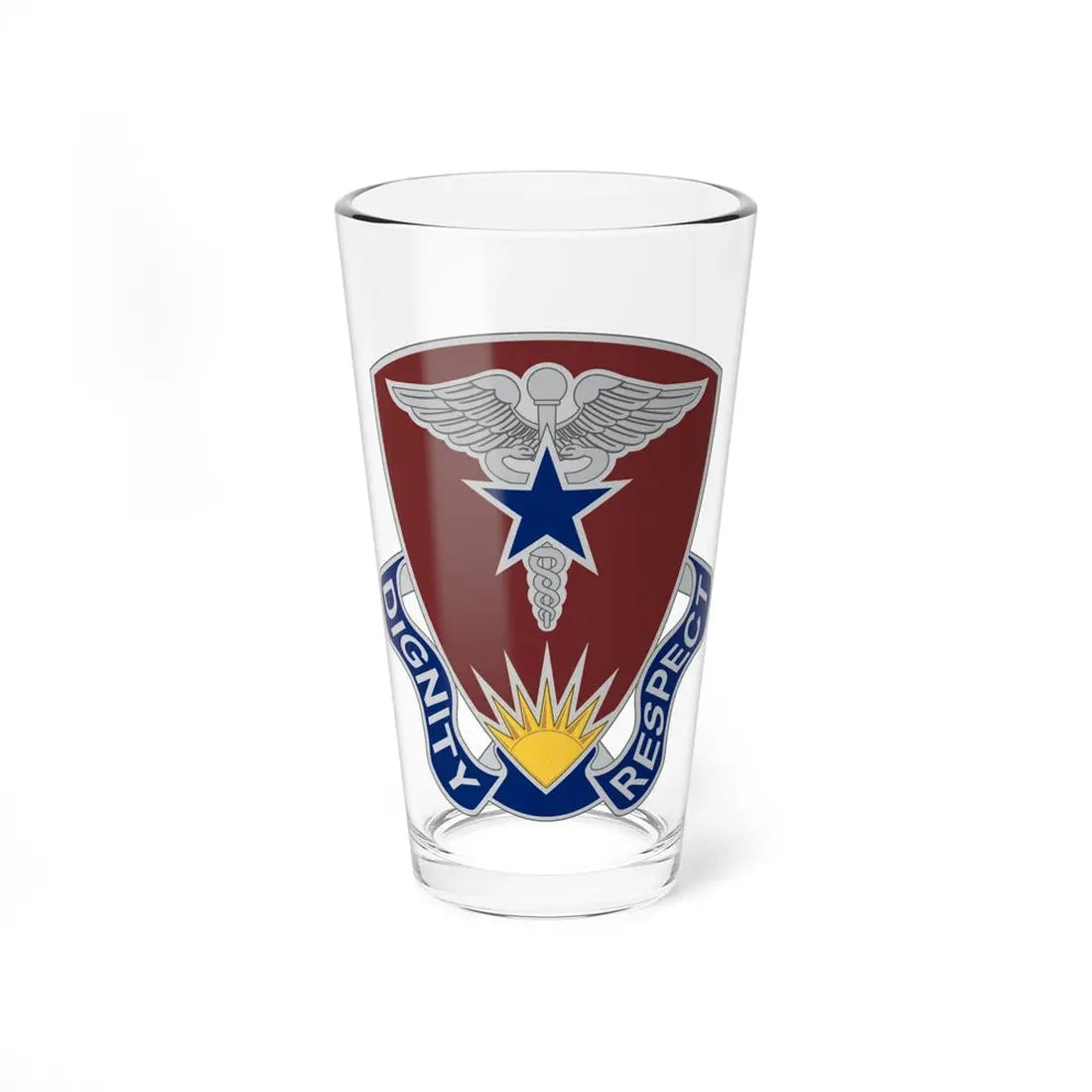 Regional Health Command Europe (U.S. Army) Pint Glass 16oz 16oz - Go Mug Yourself