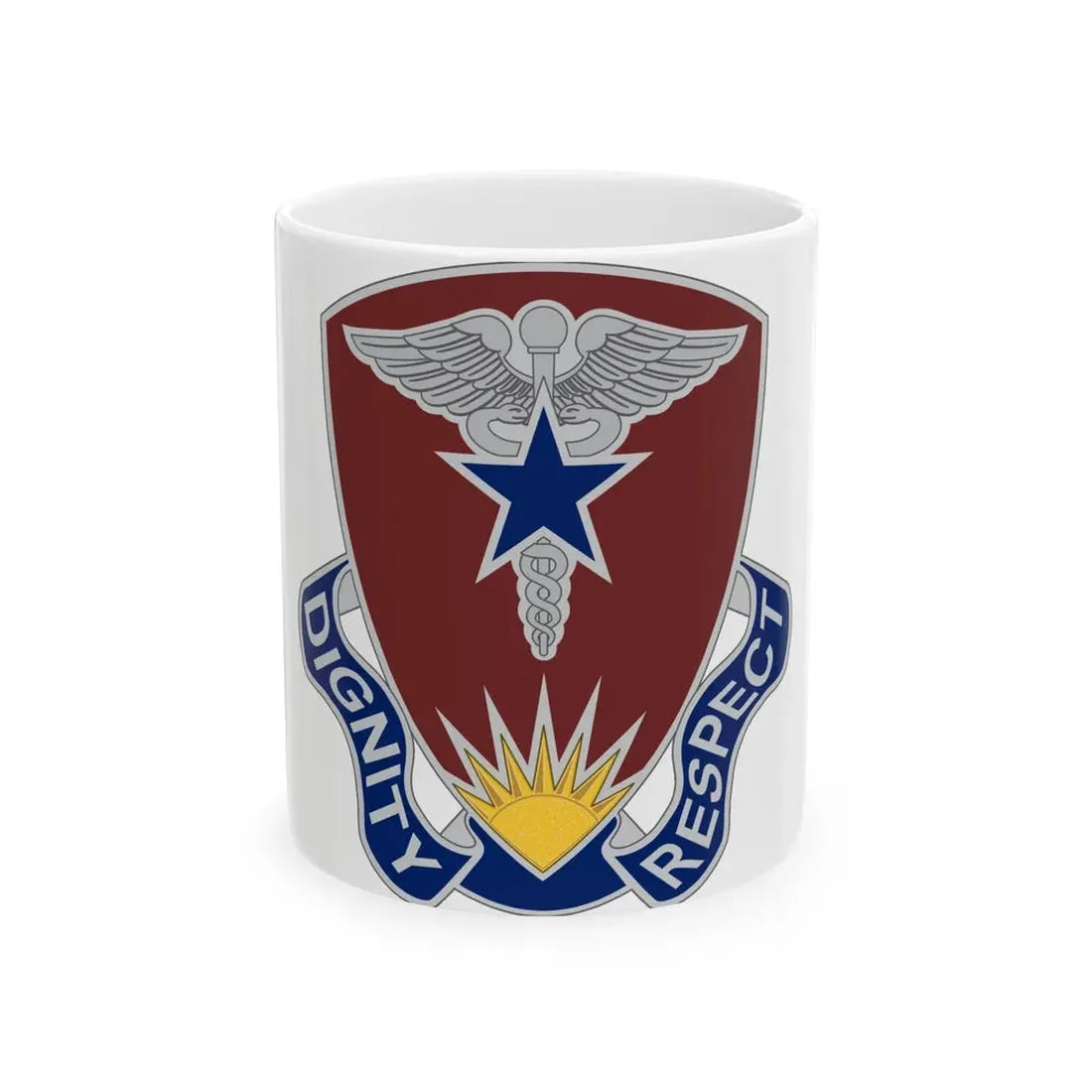Regional Health Command Europe (U.S. Army) White Coffee Mug 11oz - Go Mug Yourself