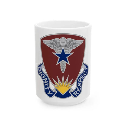 Regional Health Command Europe (U.S. Army) White Coffee Mug 15oz - Go Mug Yourself