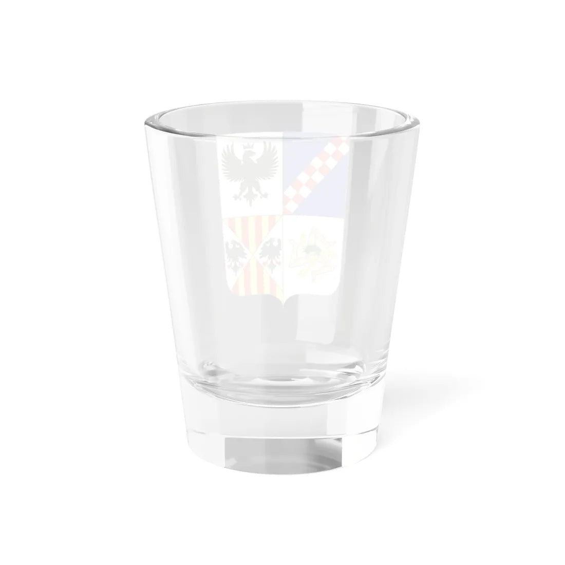 Regione Sicilia-Stemma Gonfalone (Italy) (Coat of Arms) Shot Glass 1.5oz - Go Mug Yourself
