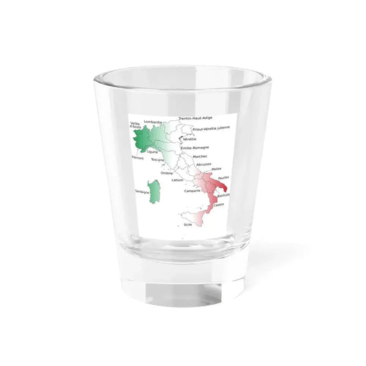 Regions of Italy with names-fr (Italy) Shot Glass 1.5oz 1.5oz - Go Mug Yourself