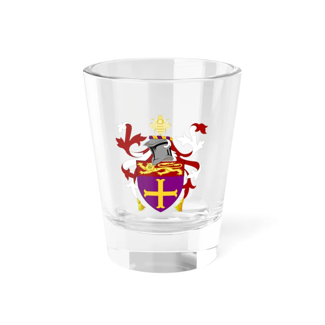 Regius Professor Law Cantab (England) (Coat of Arms) Shot Glass 1.5oz 1.5oz - Go Mug Yourself