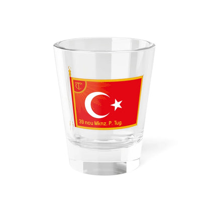 Regment flag of 39th Mechanized Infantry Brigade (Turkey) Shot Glass 1.5oz 1.5oz - Go Mug Yourself
