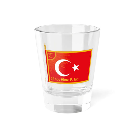 Regment flag of 39th Mechanized Infantry Brigade (Turkey) Shot Glass 1.5oz 1.5oz - Go Mug Yourself