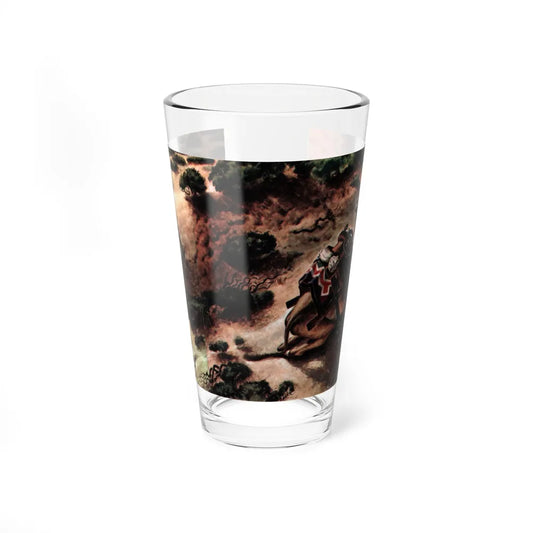 Relic Of Fort Tejon (2), Collier's, December 20, 1947 (Magazine Illustration) Pint Glass 16oz 16oz - Go Mug Yourself
