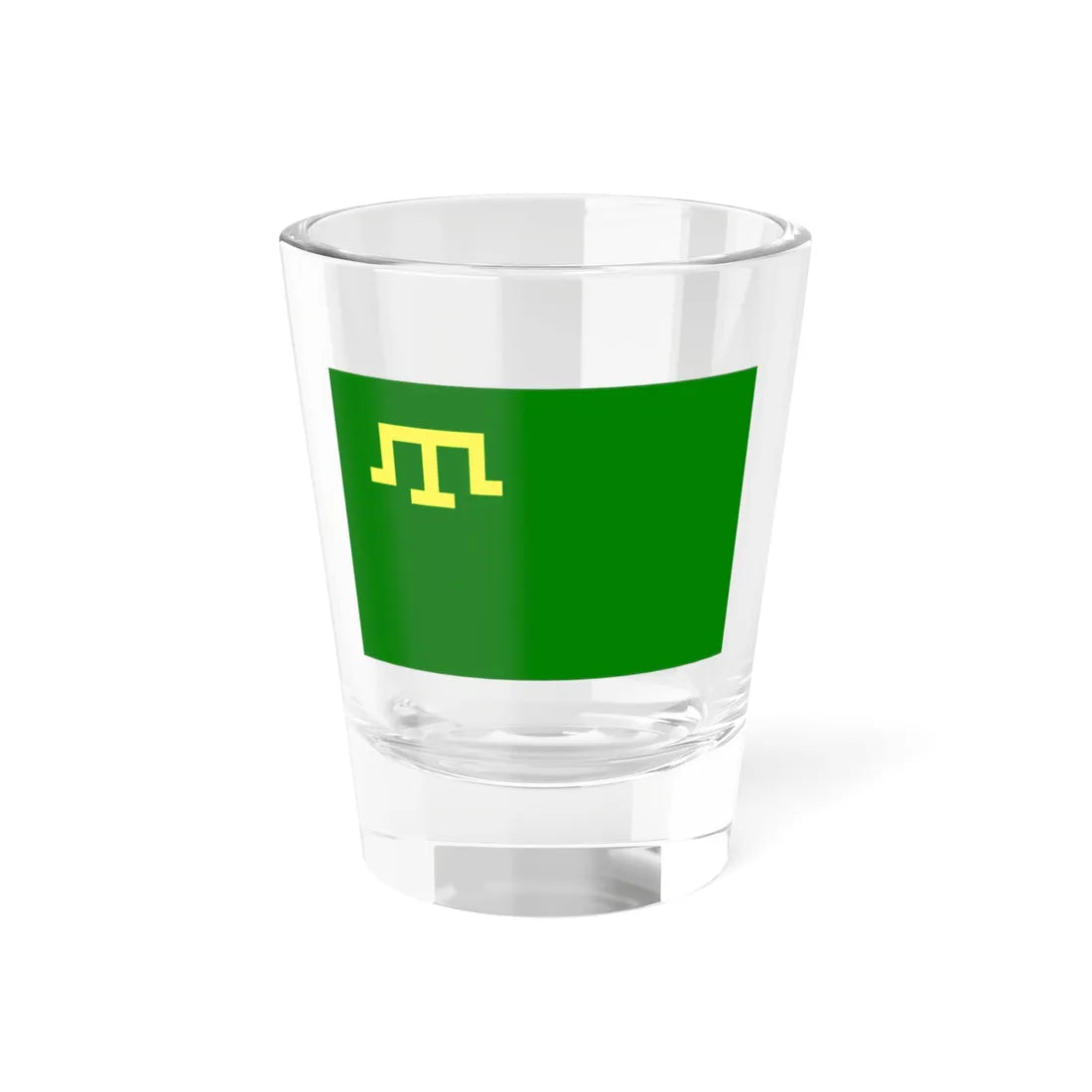 Religious flag of the Crimean Tatars (Russia) Shot Glass 1.5oz 1.5oz - Go Mug Yourself