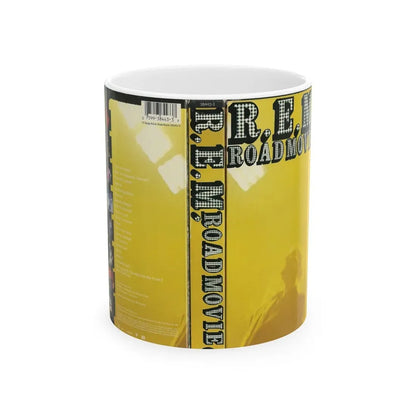 REM ROAD MOVIE (VHS COVER) - White Coffee Mug 11oz - Go Mug Yourself