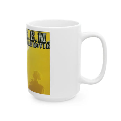 REM ROAD MOVIE (VHS COVER) - White Coffee Mug-Go Mug Yourself