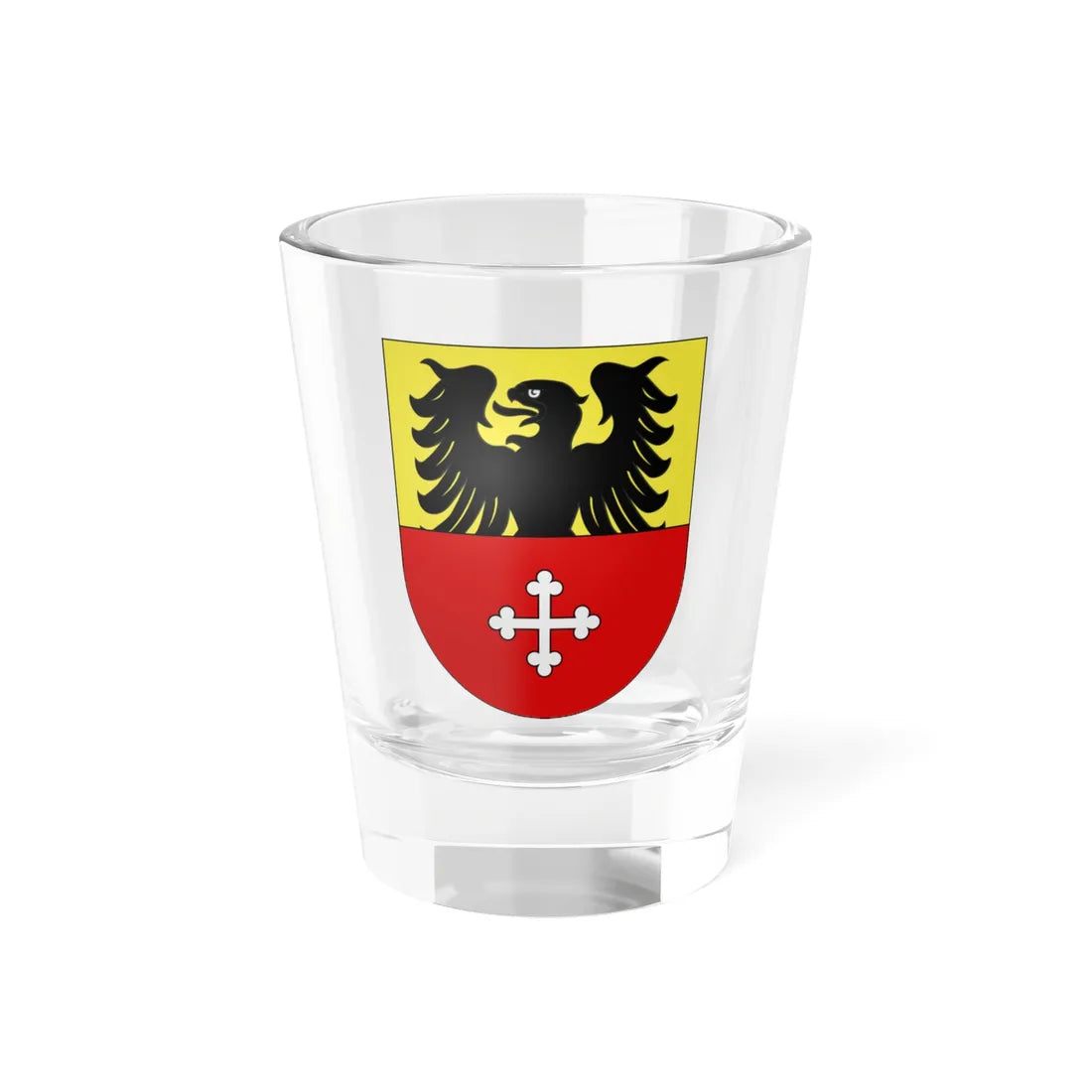 Remaufens-coat of arms (Switzerland) (Coat of Arms) Shot Glass 1.5oz 1.5oz - Go Mug Yourself
