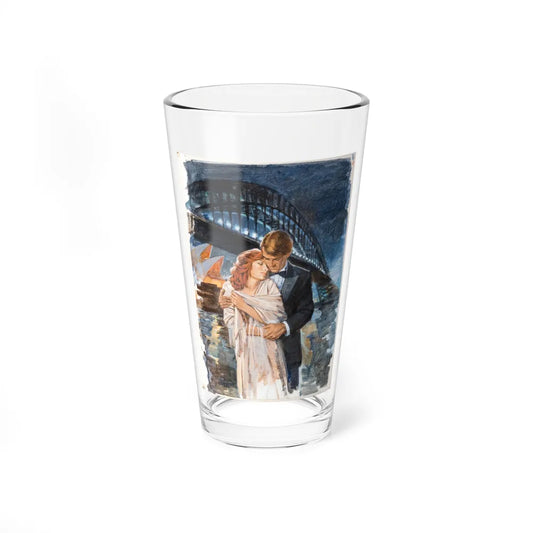 Remember Me, My Love, Harlequin Romance 2628, Paperback Novel Cover, 1983 - Pint Glass 16oz 16oz - Go Mug Yourself