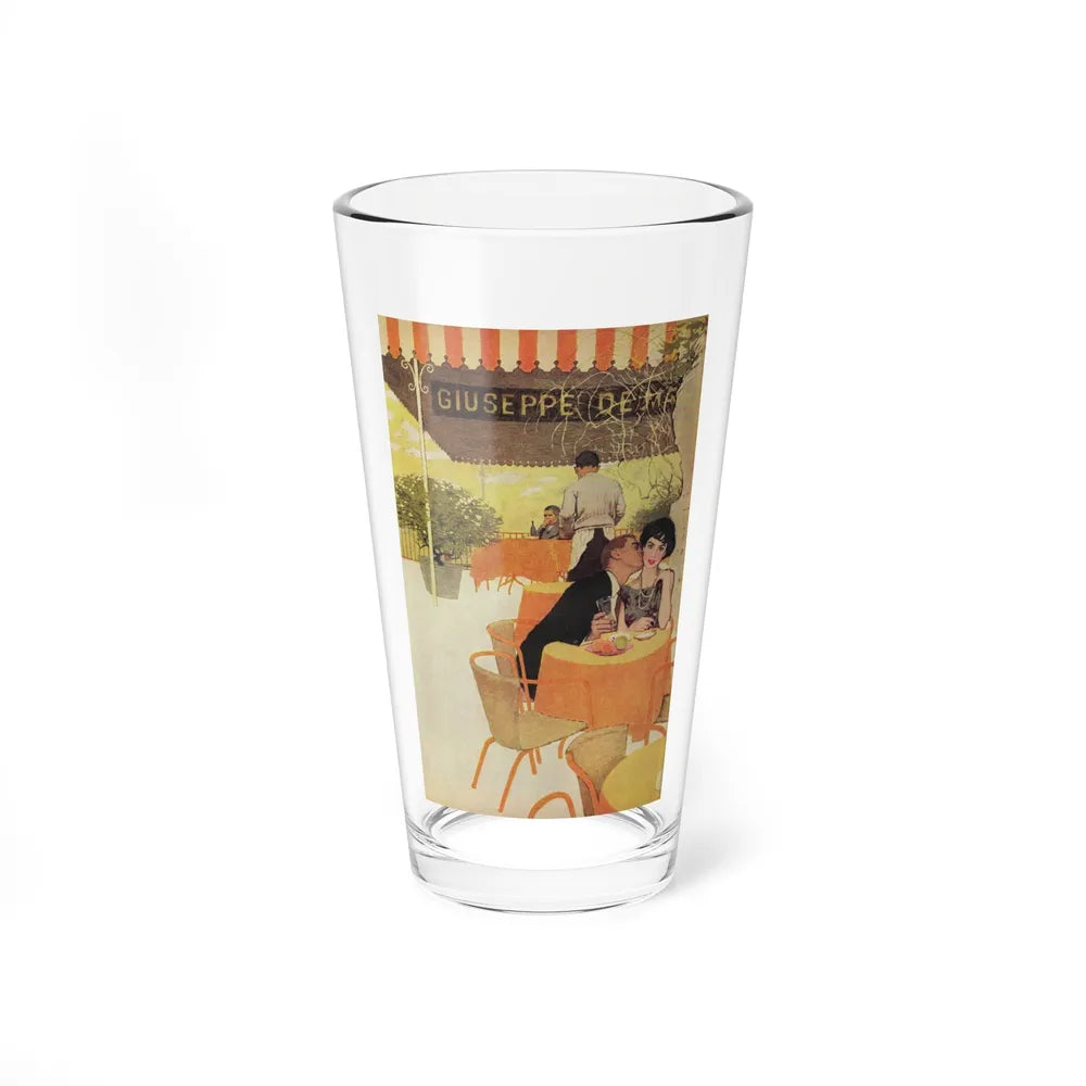 Rendezvous, Cosmopolitan illustration, June 1959 (Magazine Illustration) Pint Glass 16oz-16oz-Go Mug Yourself