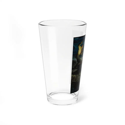 Rendezvous With Death, 1952 (Magazine Illustration) Pint Glass 16oz-Go Mug Yourself