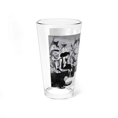 Renegade!, Man's Illustrated, February 1958 (Magazine Illustration) Pint Glass 16oz - Go Mug Yourself