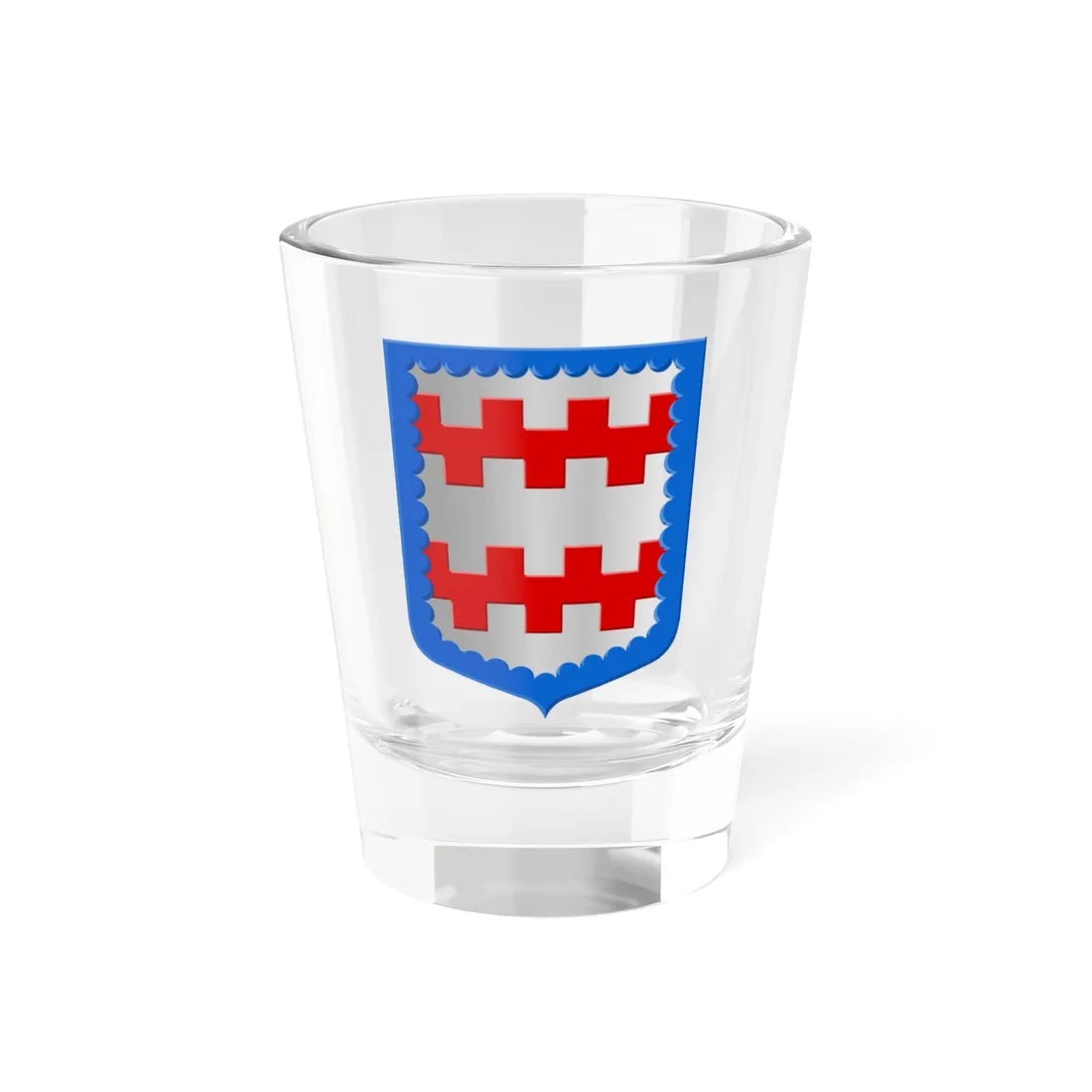 Renswoude heerlijkheidswapen (Netherlands) (Coat of Arms) Shot Glass 1.5oz 1.5oz - Go Mug Yourself