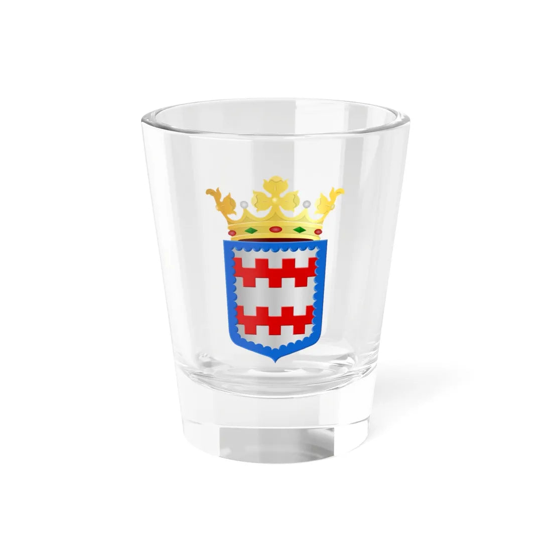 Renswoude wapen (Netherlands) (Coat of Arms) Shot Glass 1.5oz 1.5oz - Go Mug Yourself
