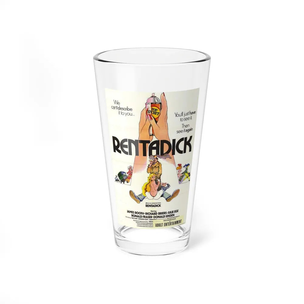 RENTADICK 1972 Movie Poster - Pint Glass 16oz-16oz-Go Mug Yourself