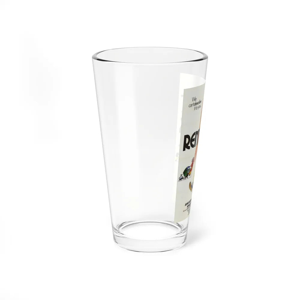 RENTADICK 1972 Movie Poster - Pint Glass 16oz-Go Mug Yourself